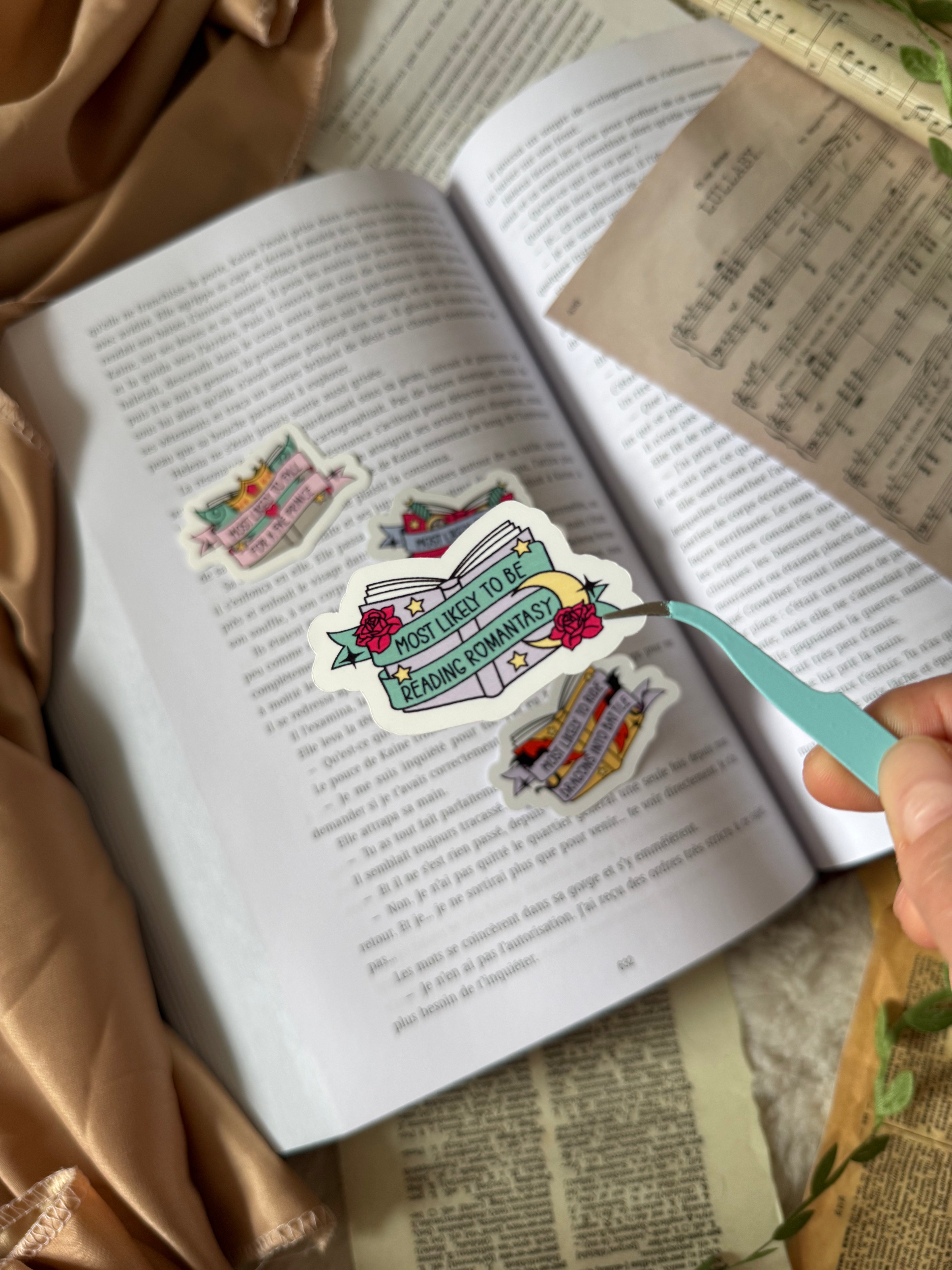 Lot stickers - Quote littéraires