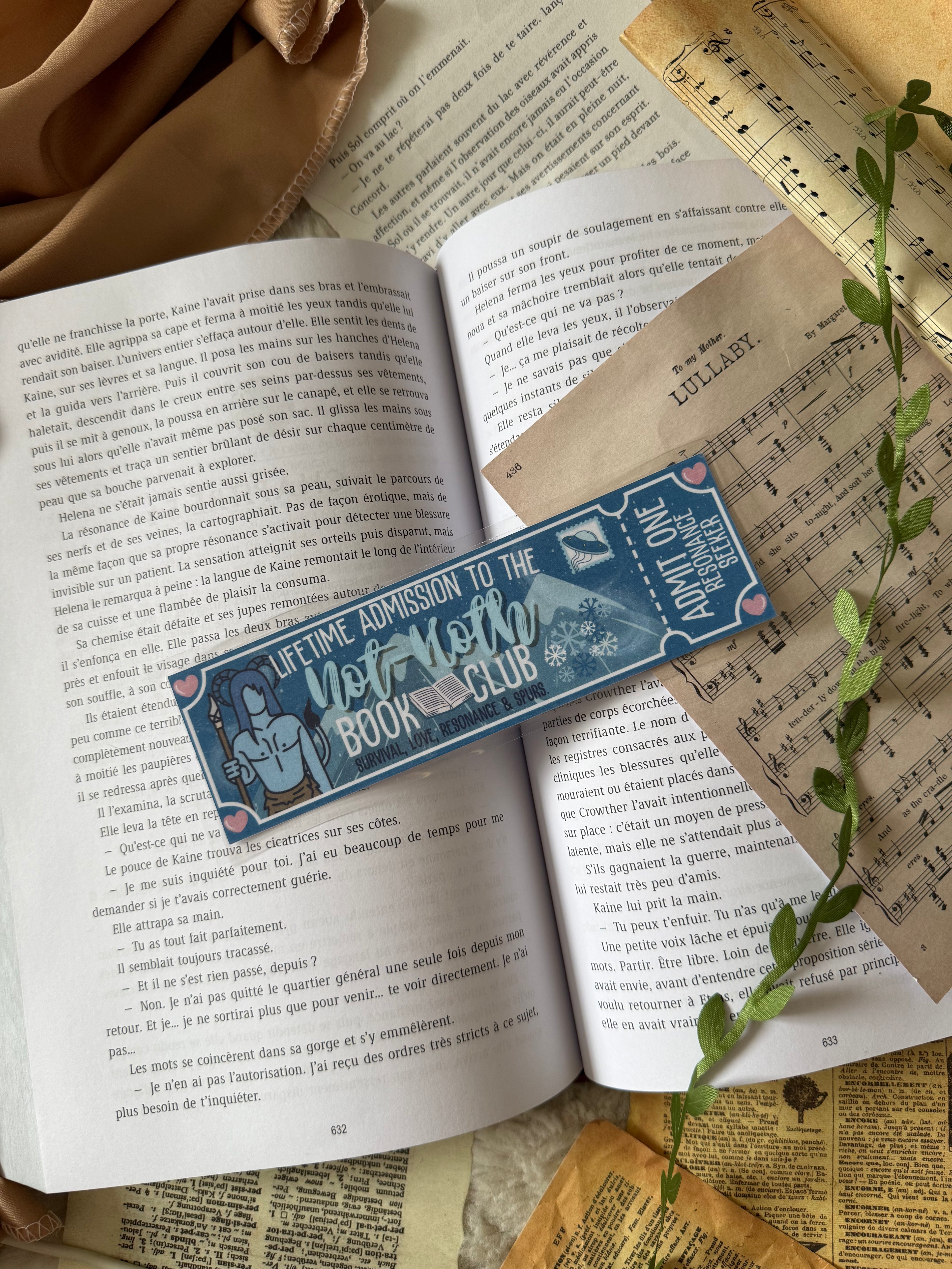 Marque-page - Not Moth book club